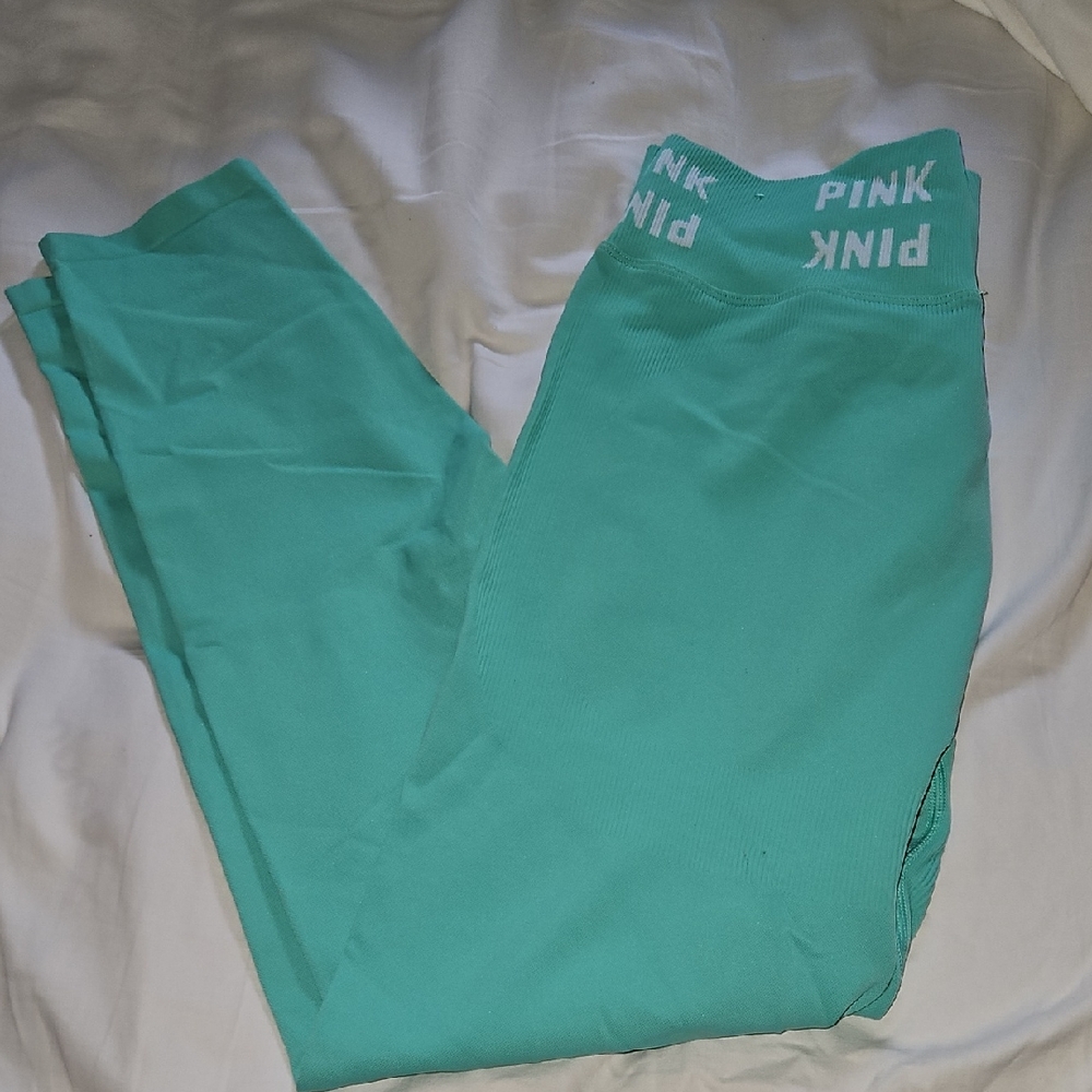 PINK Victoria's Secret Teal Leggings